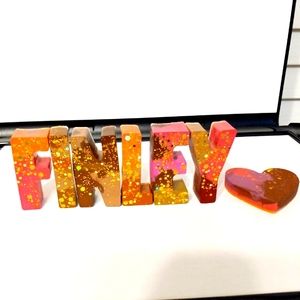 Kids toys, Montessori toys, Handmade name crayons, learning toys